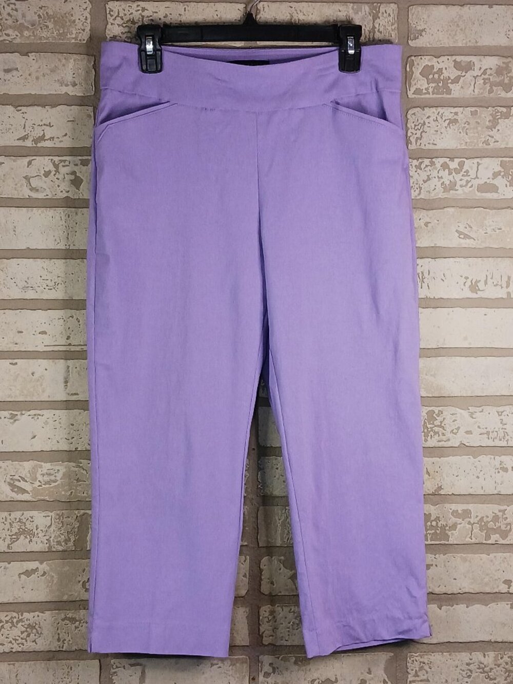 Napa Valley Womens Size 8 Capri Pants Pastel Purple Strechy Trouser